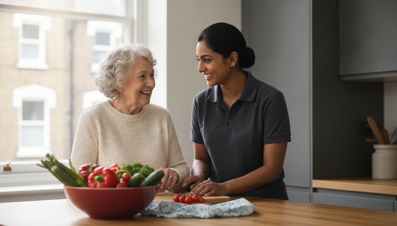 Nutritious meal preparation for elderly at home a guide for families in London